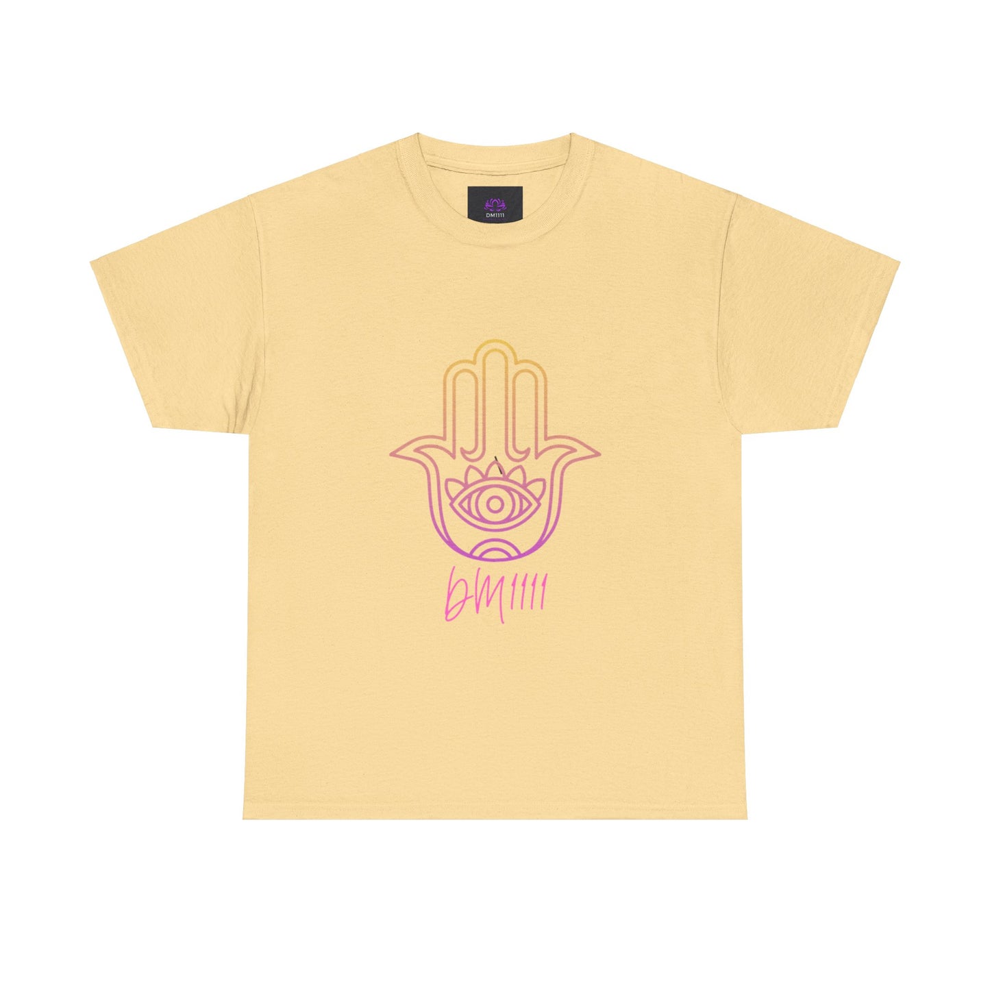 Multi Color Hamsa Hand DM1111 Unisex Heavy Cotton Tee