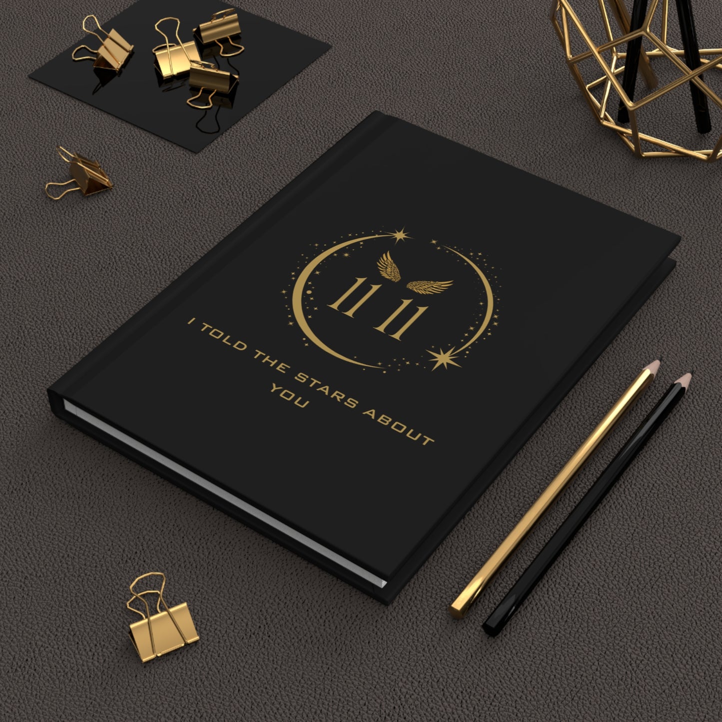 11 11 "I Told The Stars About You" Hardcover Journal Matte