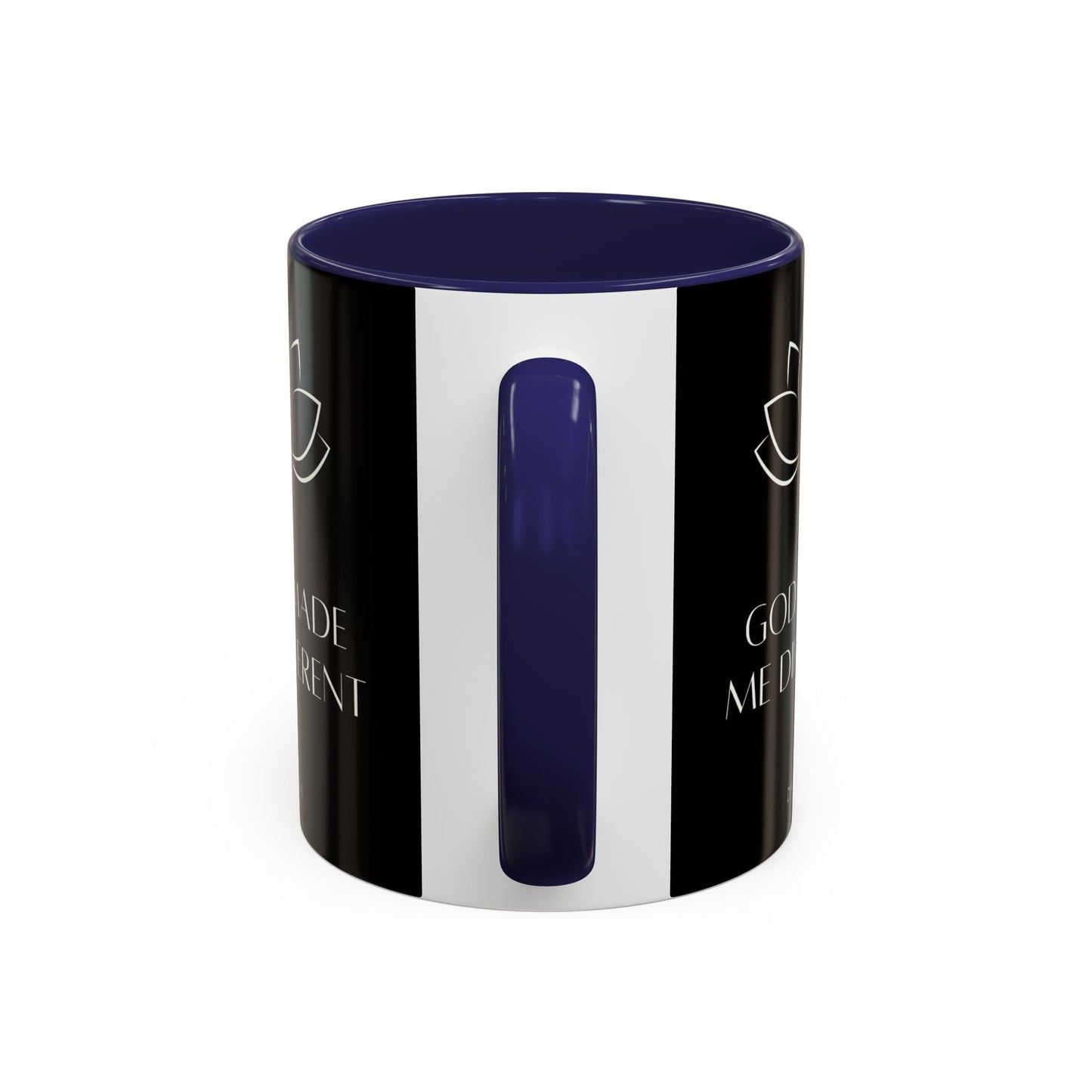 DM1111 "GOD Made Me Different" Accent Coffee Mug (11, 15oz)