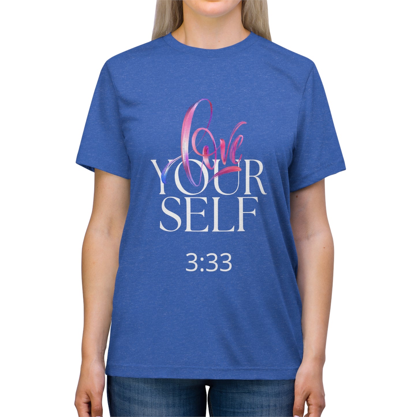 Love Your Self 333 Unisex Triblend Tee