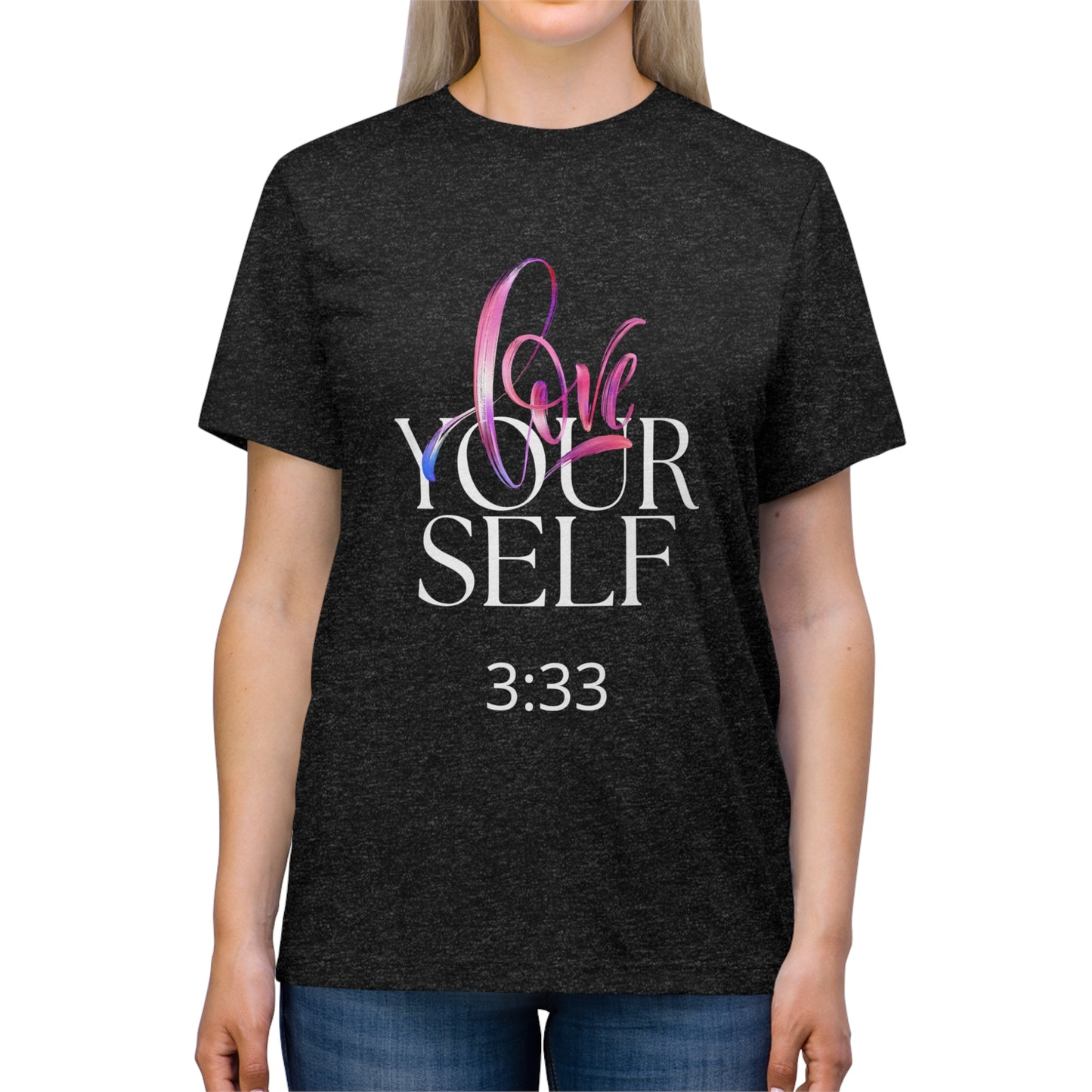 Love Your Self 333 Unisex Triblend Tee