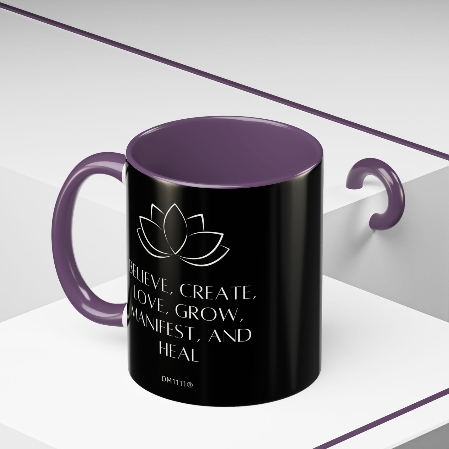 MUG OF THE WEEK - DM1111 "Manifest and Heal" Accent Coffee Mug (11, 15oz)