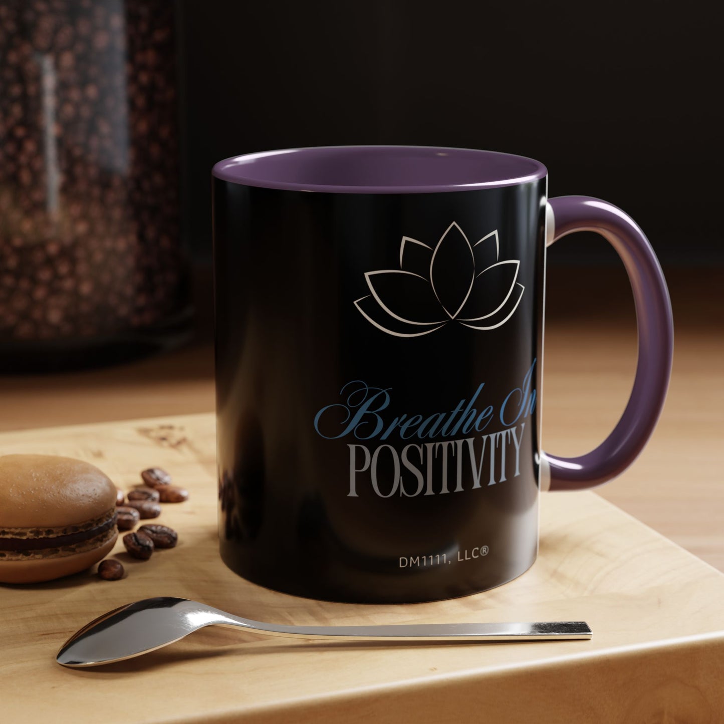 MUG OF THE WEEK - DM1111 "Breathe In Positivity" Accent Coffee Mug (11, 15oz)