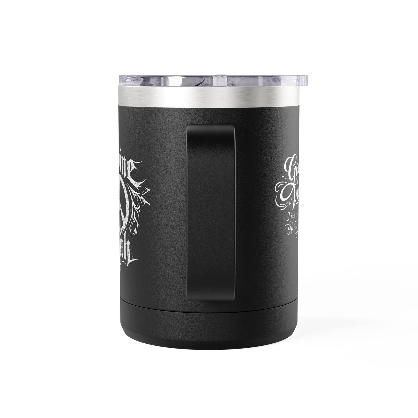 "God Is My Victory, DF" 15oz Insulated Travel Mug