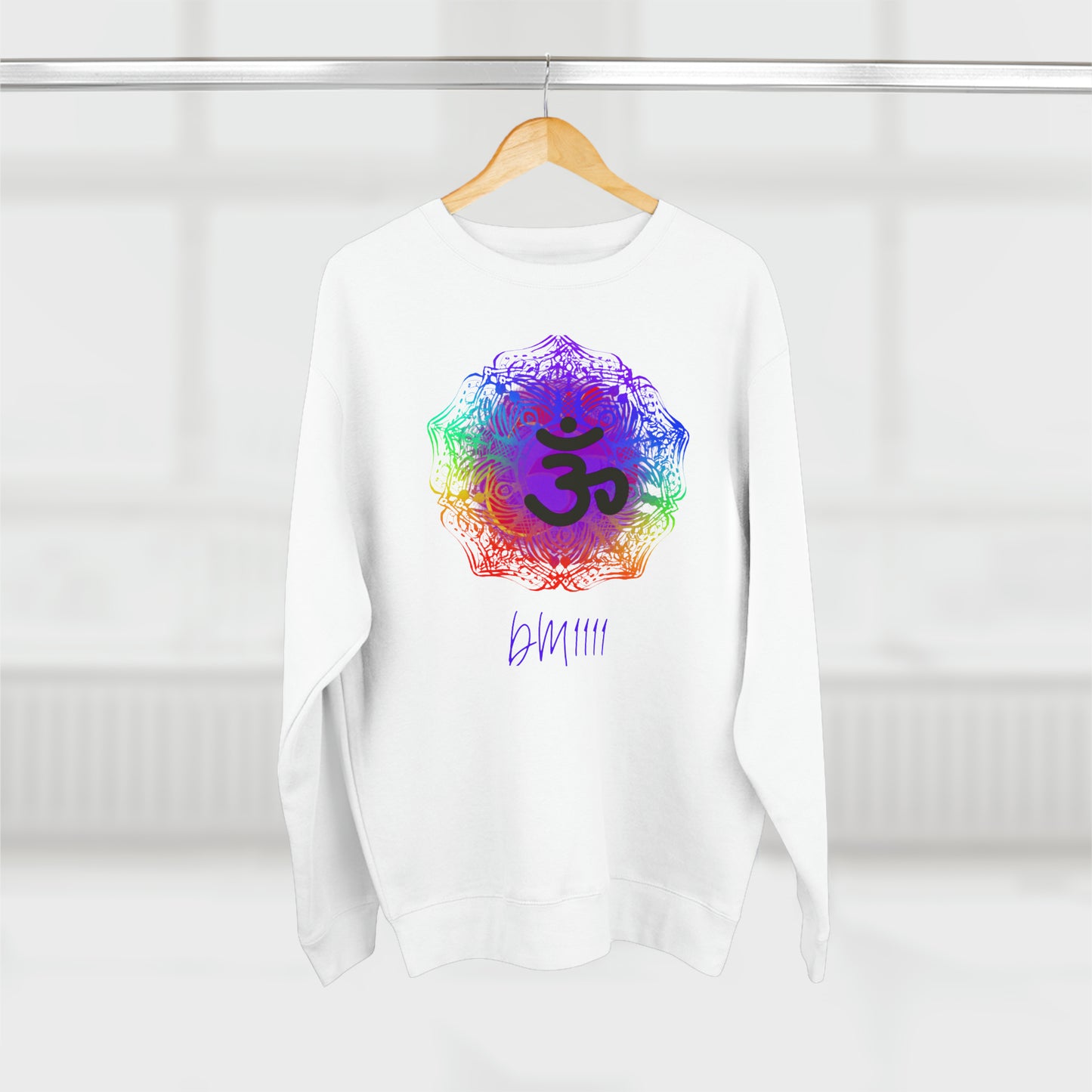 DM1111 OM Frequency Unisex Premium Crewneck Sweatshirt