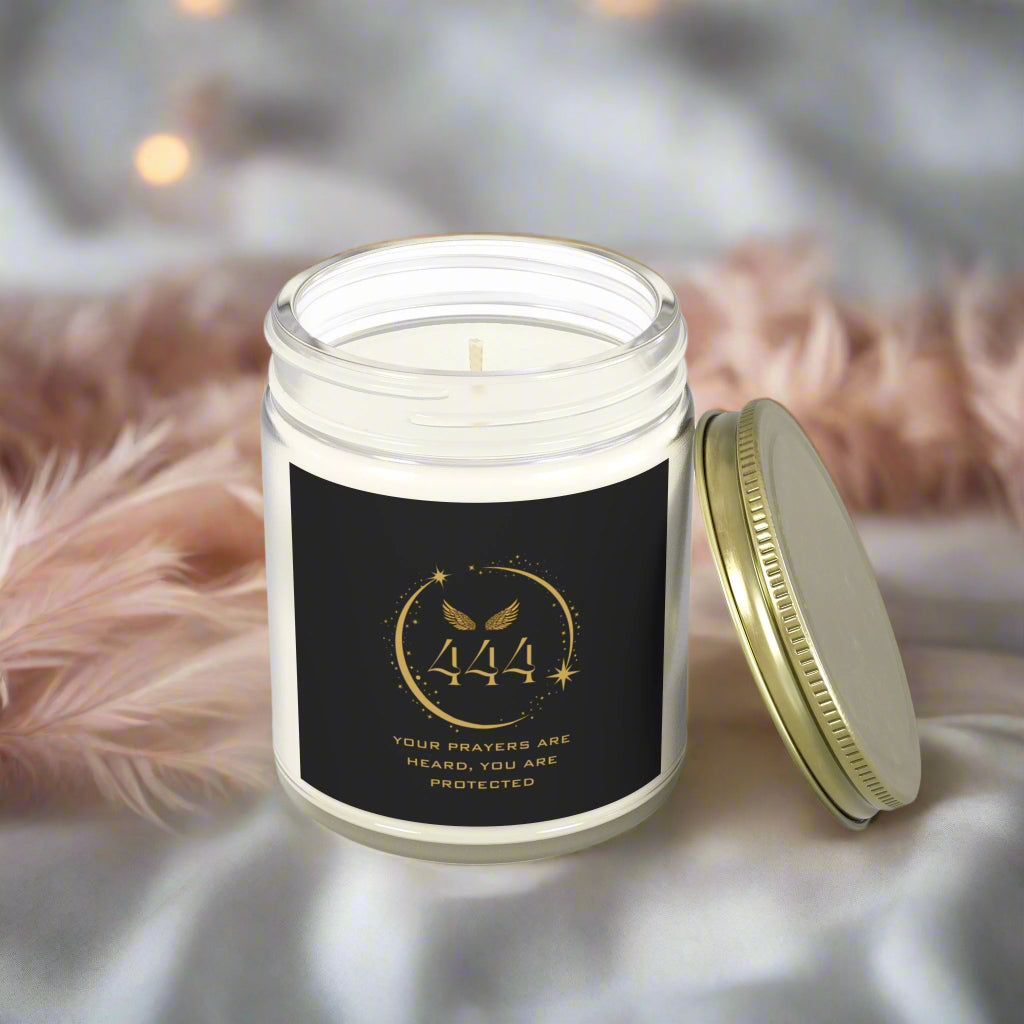 Angel 444 DM1111 Scented Coconut Apricot Candles (4oz, 9oz)