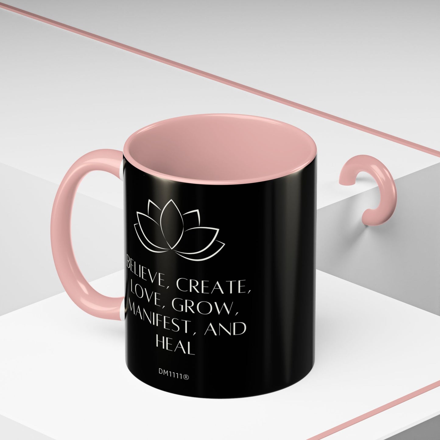 MUG OF THE WEEK - DM1111 "Manifest and Heal" Accent Coffee Mug (11, 15oz)
