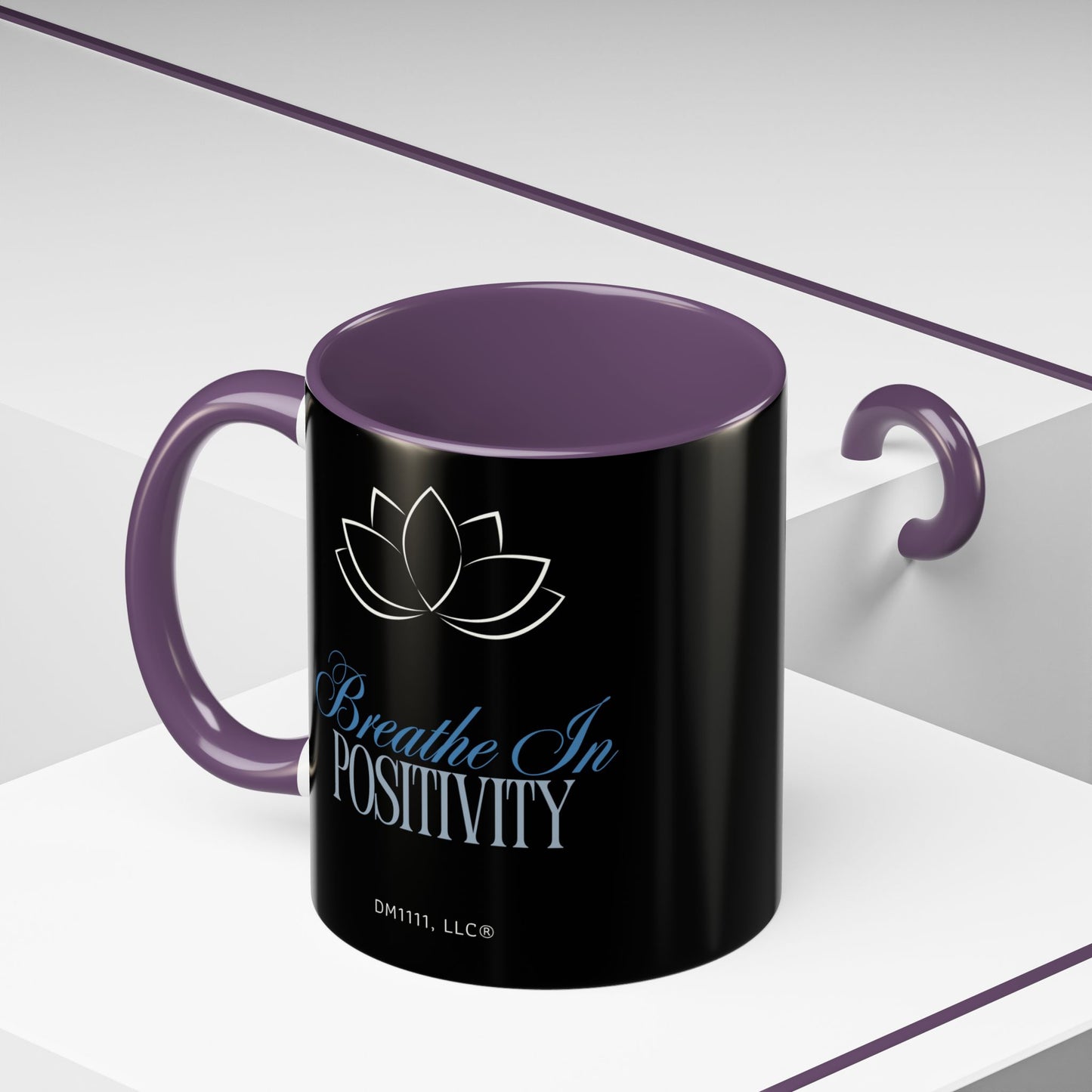 MUG OF THE WEEK - DM1111 "Breathe In Positivity" Accent Coffee Mug (11, 15oz)