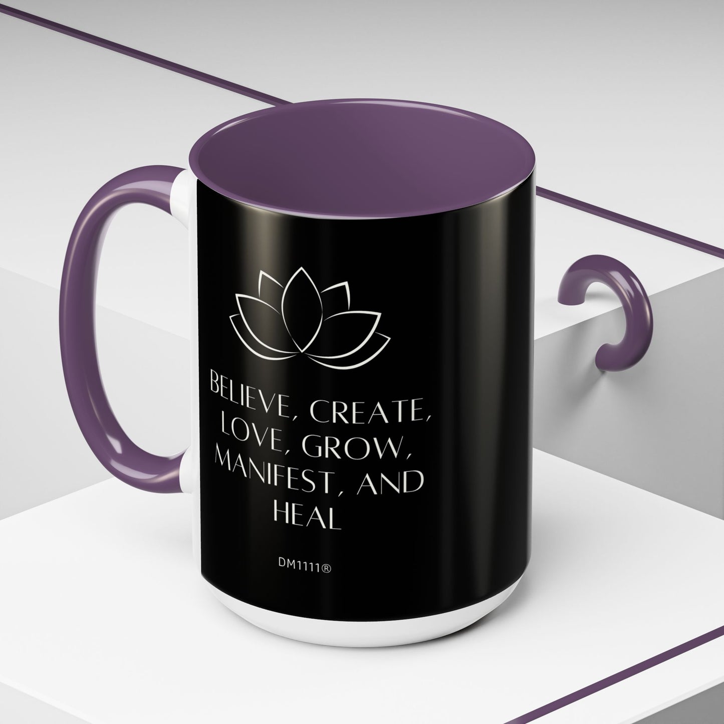 MUG OF THE WEEK - DM1111 "Manifest and Heal" Accent Coffee Mug (11, 15oz)