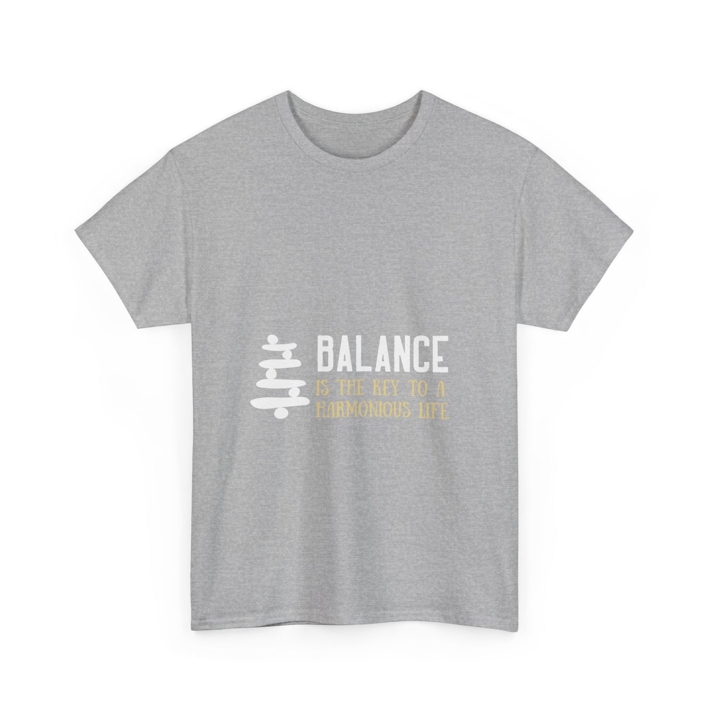 Balance is the Key DM1111 Unisex Heavy Cotton Tee