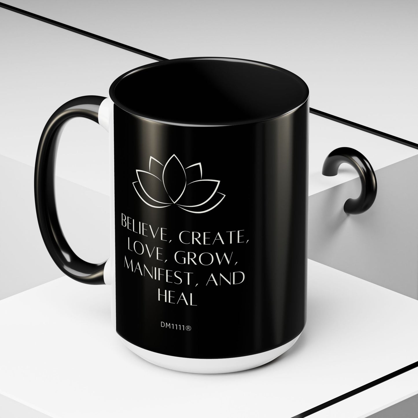 MUG OF THE WEEK - DM1111 "Manifest and Heal" Accent Coffee Mug (11, 15oz)