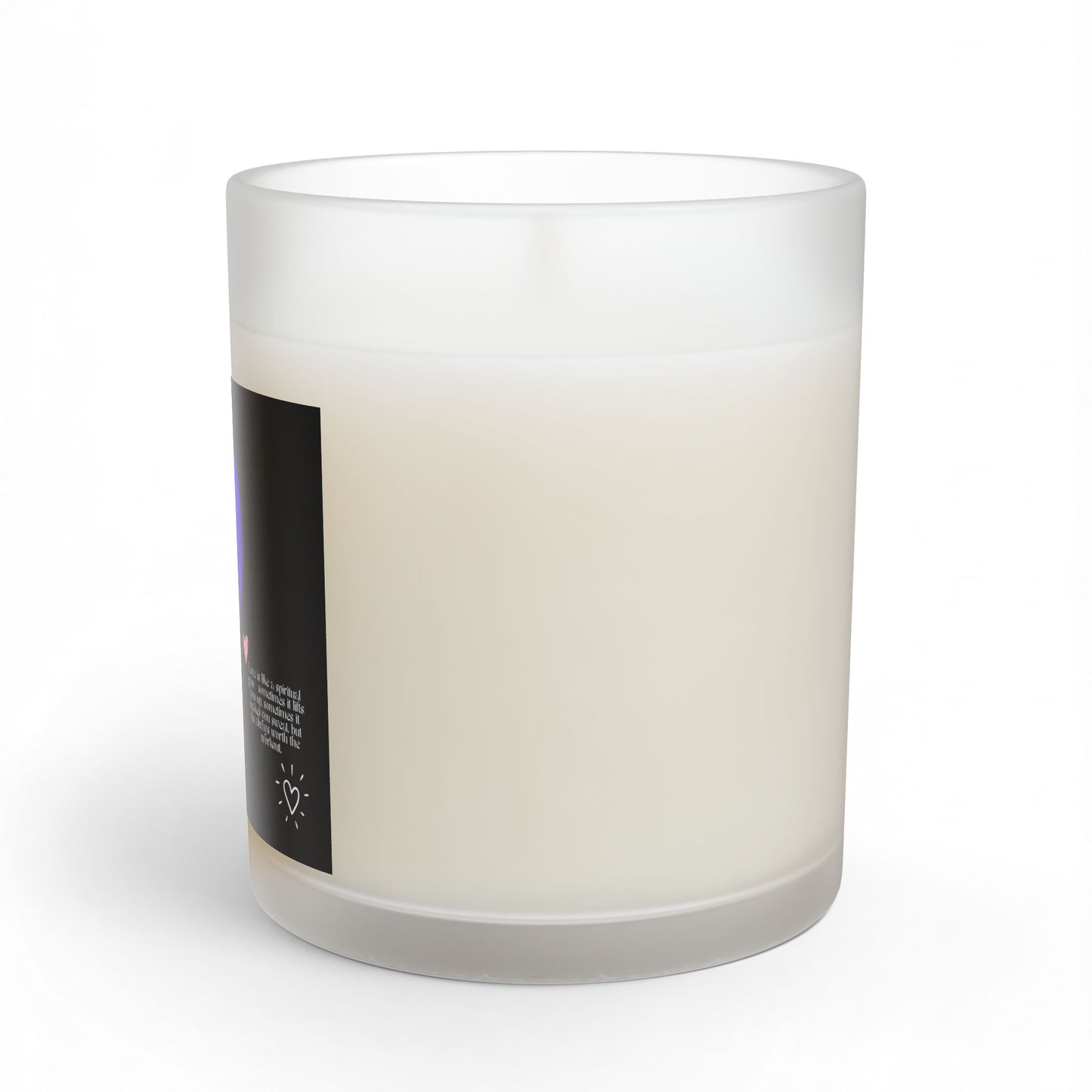 11:11 Love Flame - "Love Is Like A Spiritual Gym" 11oz Glass Candle
