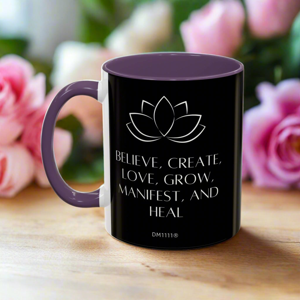 MUG OF THE WEEK - DM1111 "Manifest and Heal" Accent Coffee Mug (11, 15oz)