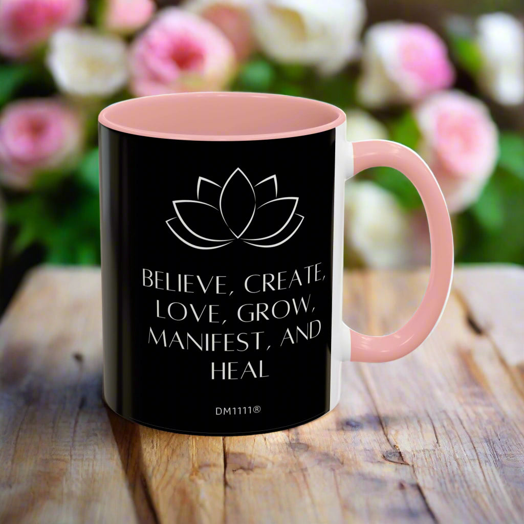 MUG OF THE WEEK - DM1111 "Manifest and Heal" Accent Coffee Mug (11, 15oz)