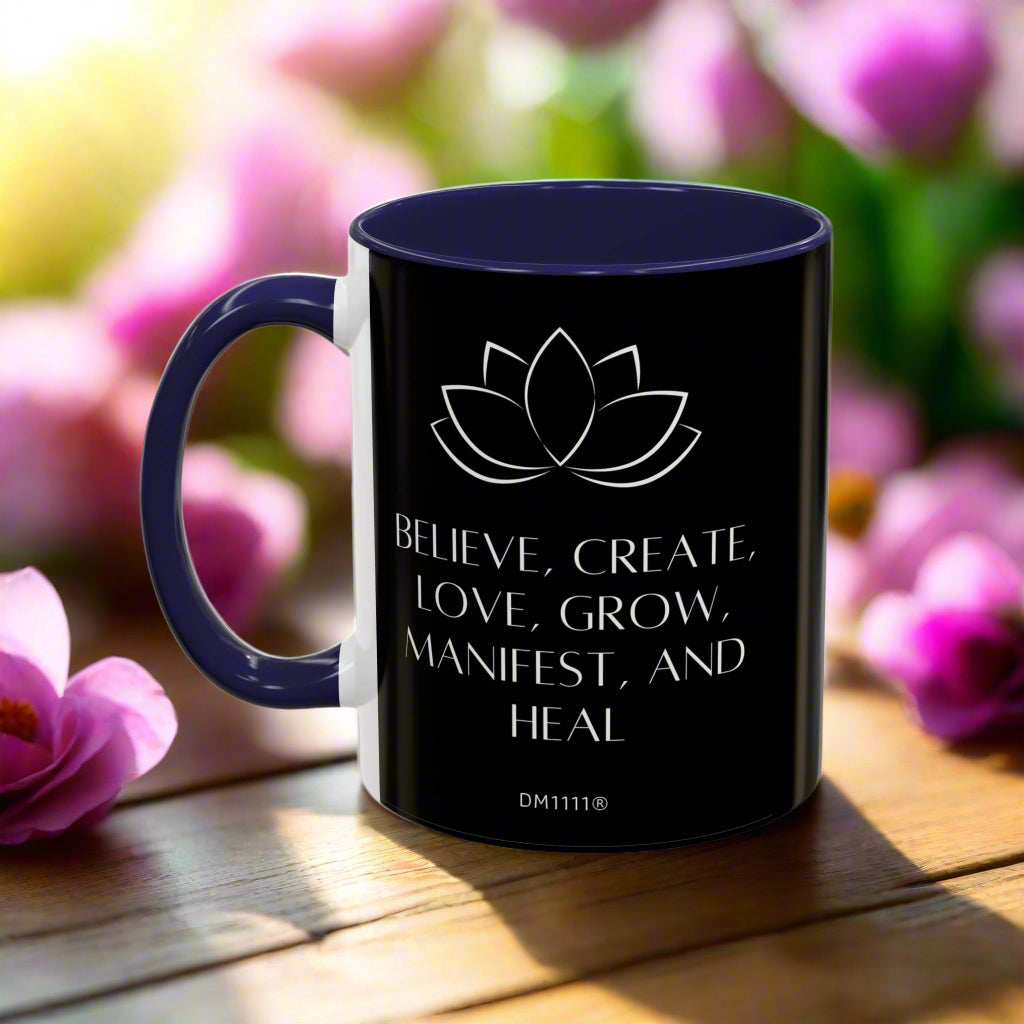 MUG OF THE WEEK - DM1111 "Manifest and Heal" Accent Coffee Mug (11, 15oz)