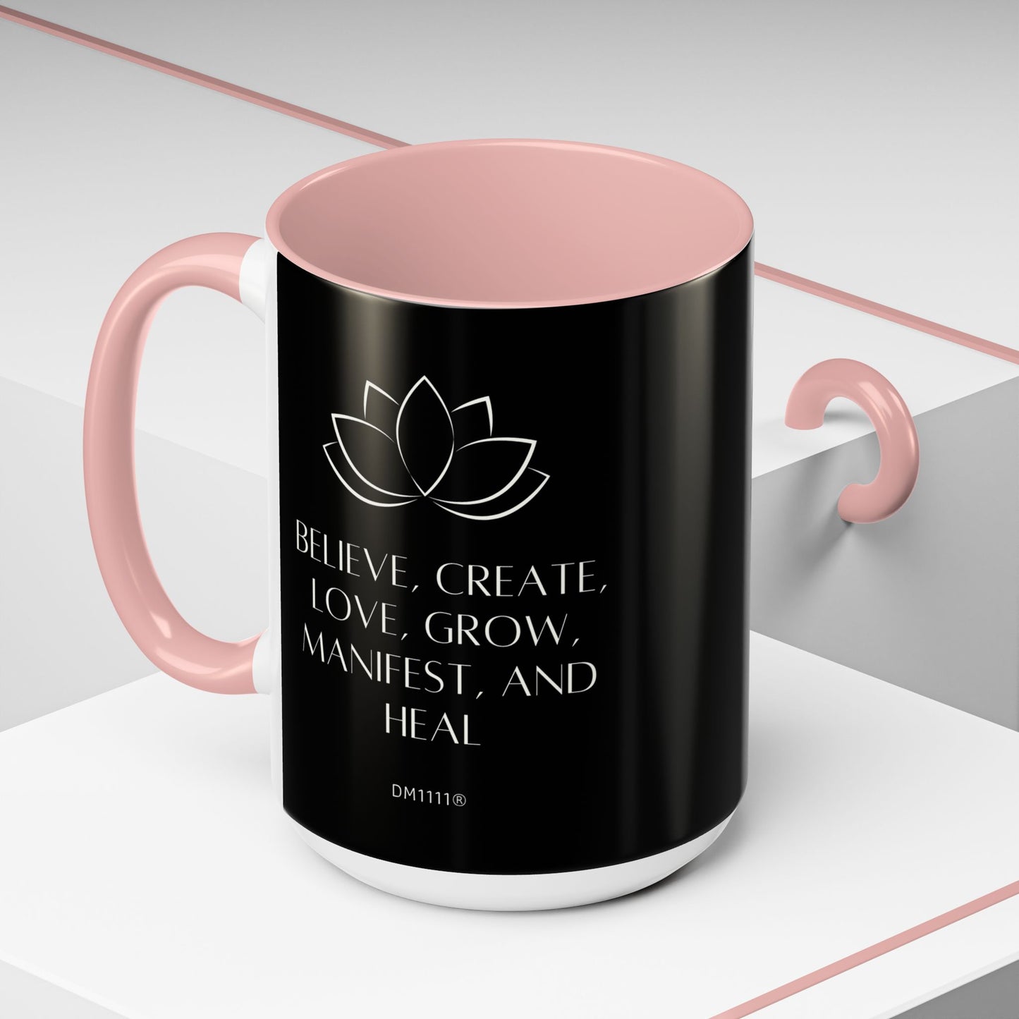 MUG OF THE WEEK - DM1111 "Manifest and Heal" Accent Coffee Mug (11, 15oz)