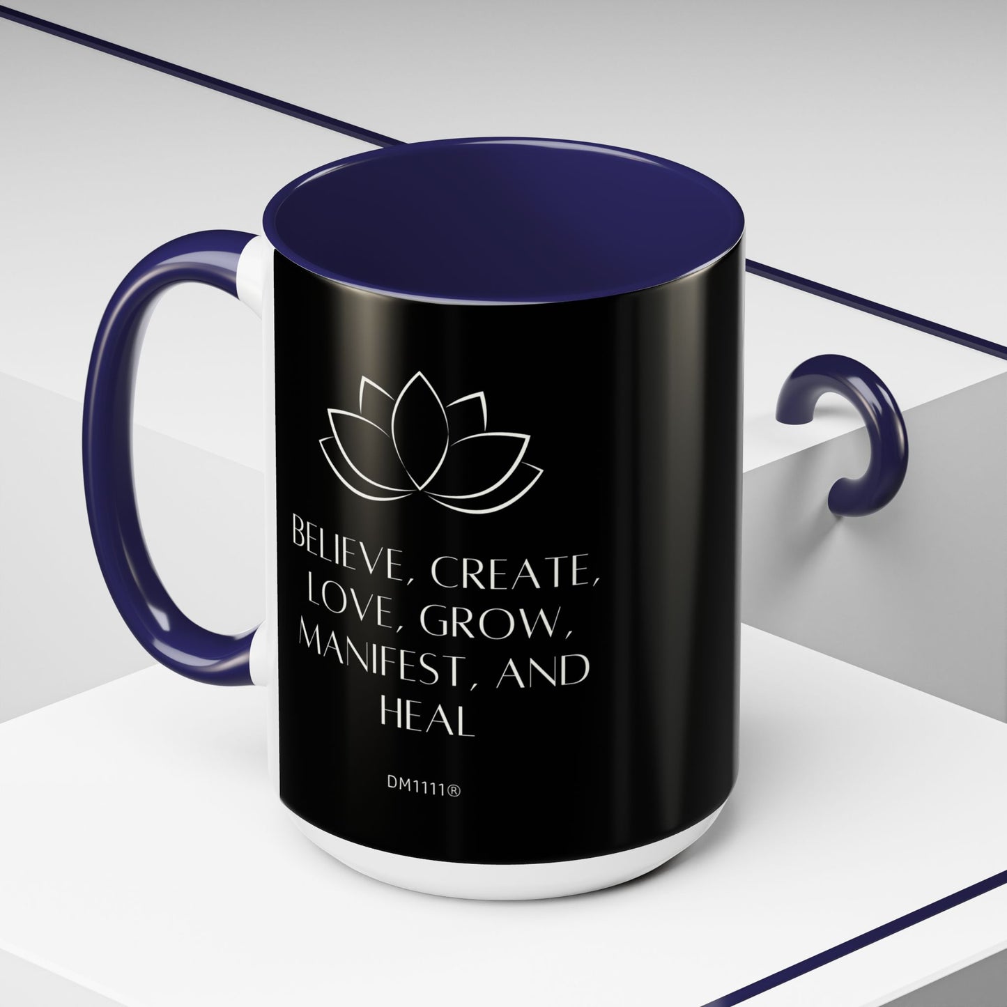 MUG OF THE WEEK - DM1111 "Manifest and Heal" Accent Coffee Mug (11, 15oz)