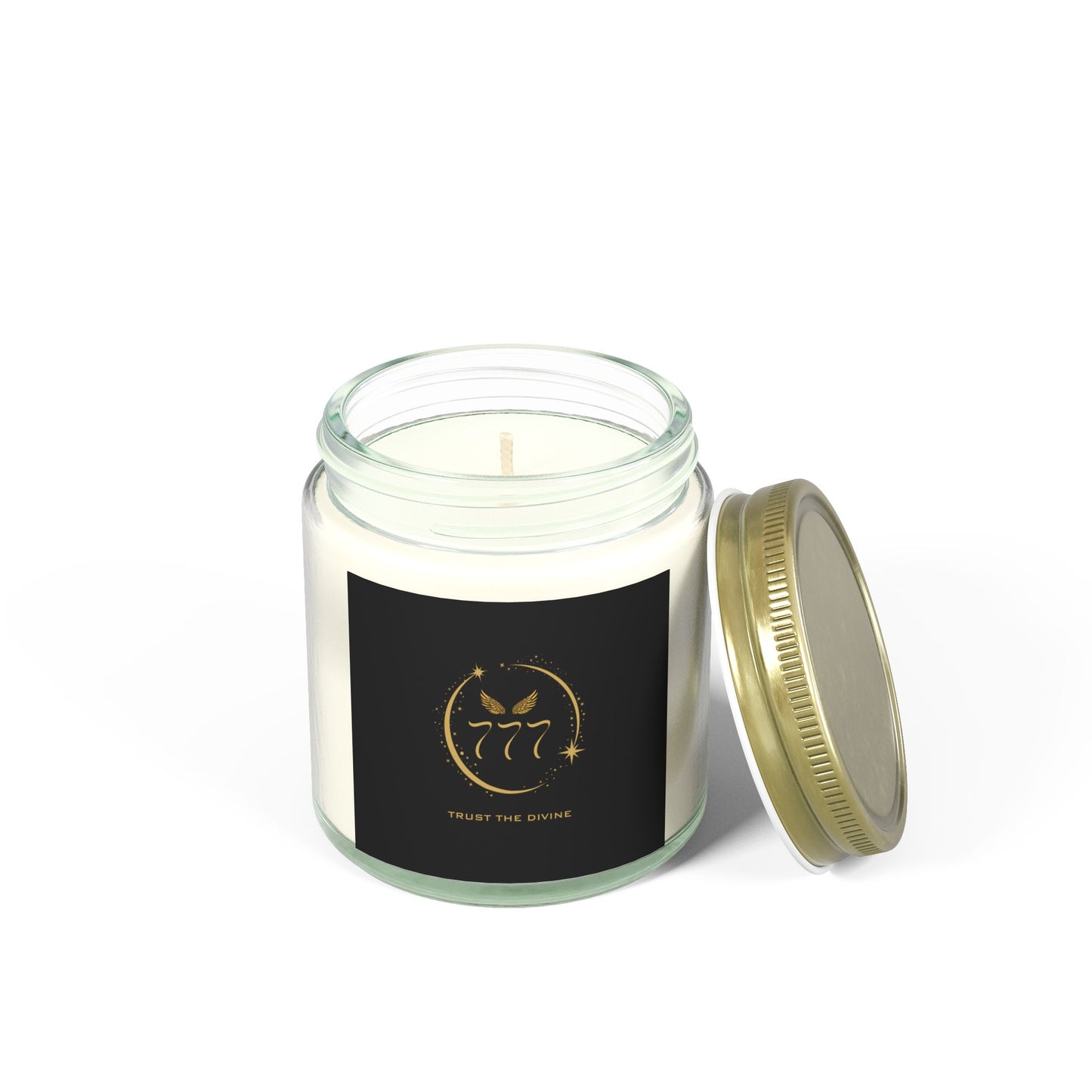 Angel 777 DM1111 Scented Coconut Apricot Candles (4oz, 9oz)