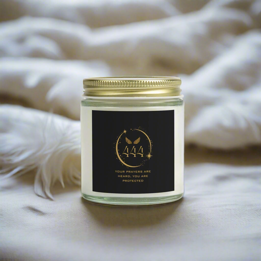 Angel 444 DM1111 Scented Coconut Apricot Candles (4oz, 9oz)