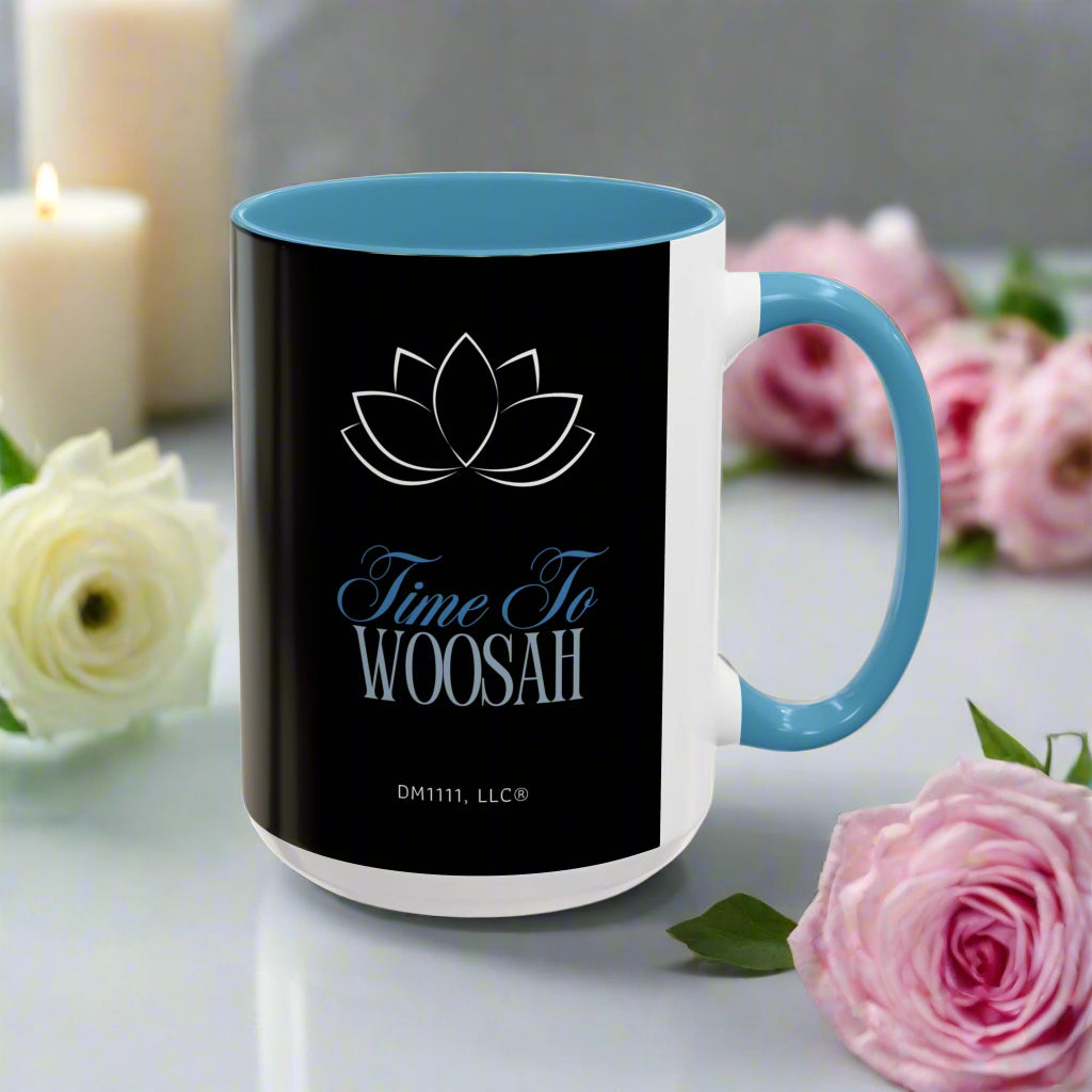 DM1111 "Time To Woosah" Accent Coffee Mug (11, 15oz)