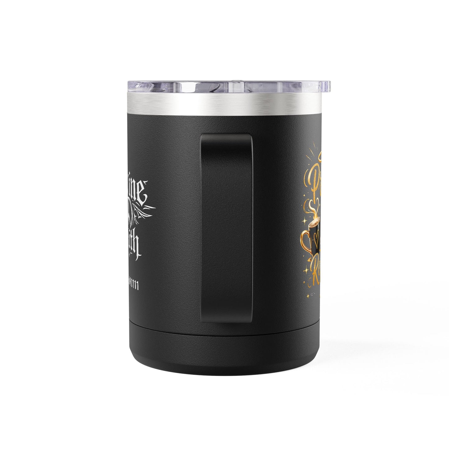 "Pray. Sip. Repeat." 15oz Insulated Travel Mug