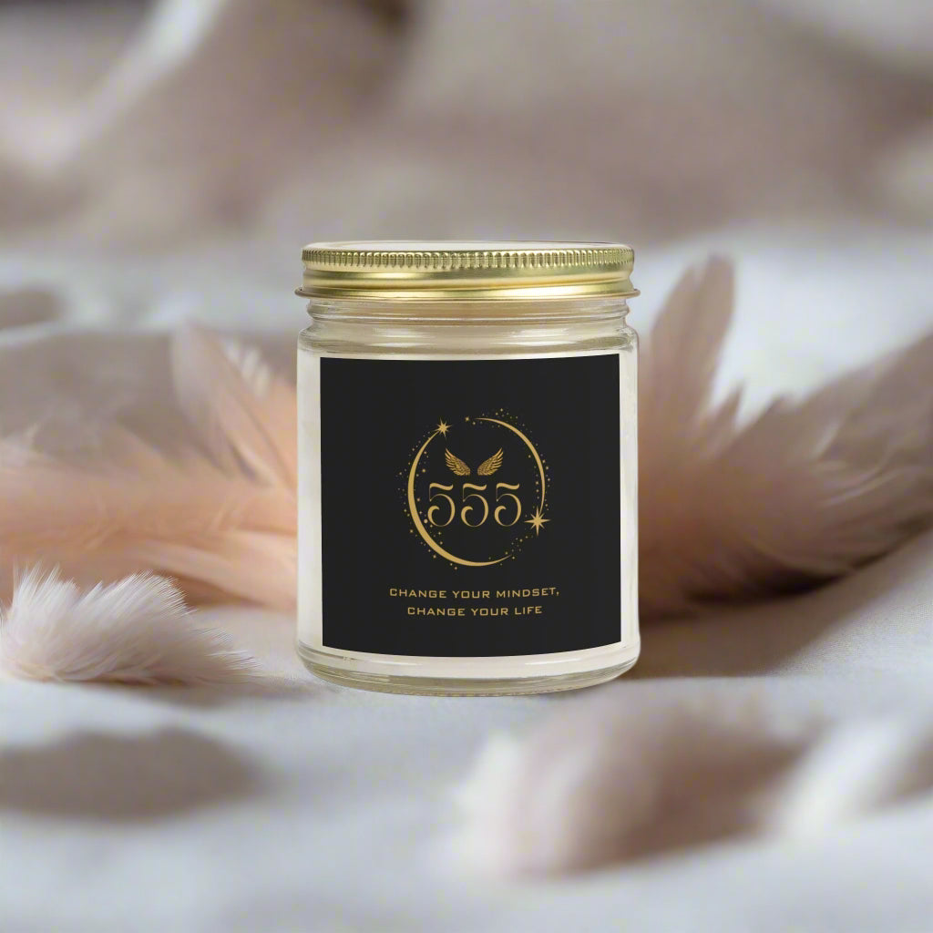 Angel 555 DM1111 Scented Coconut Apricot Candles (4oz, 9oz)