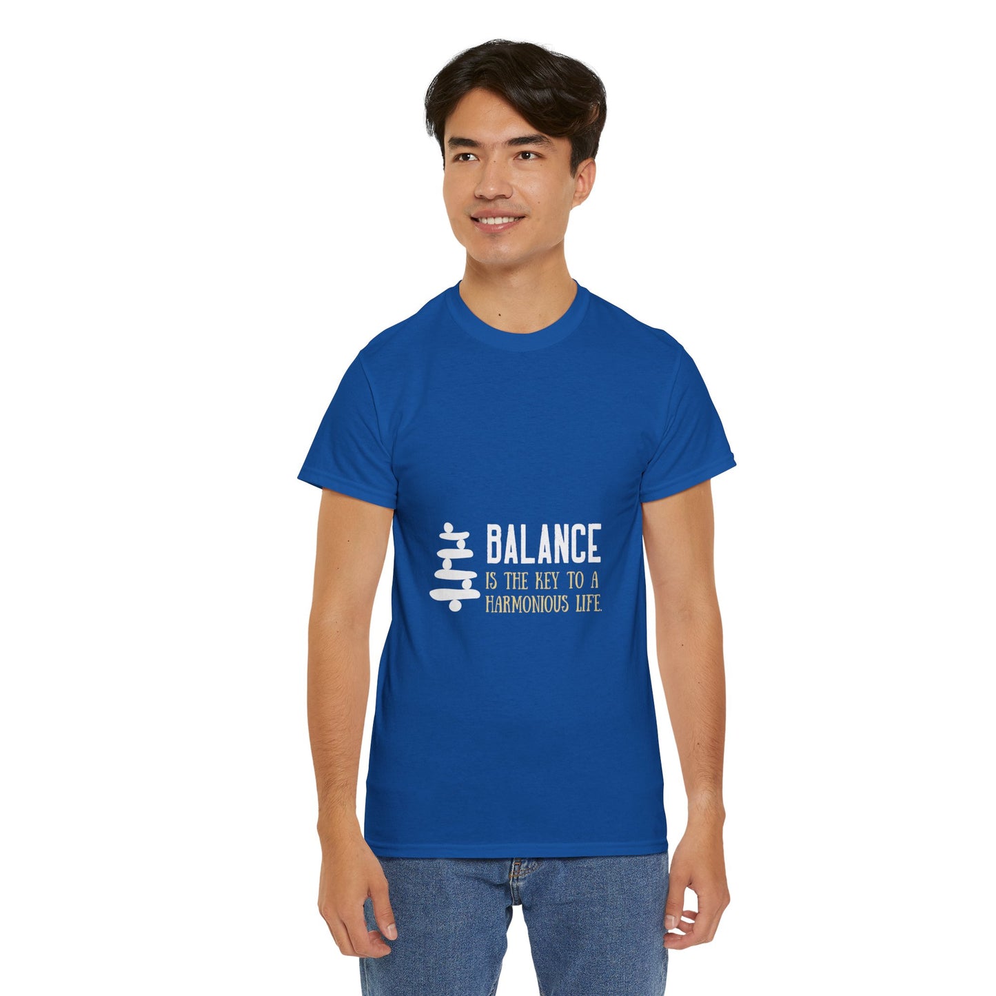 Balance is the Key DM1111 Unisex Heavy Cotton Tee