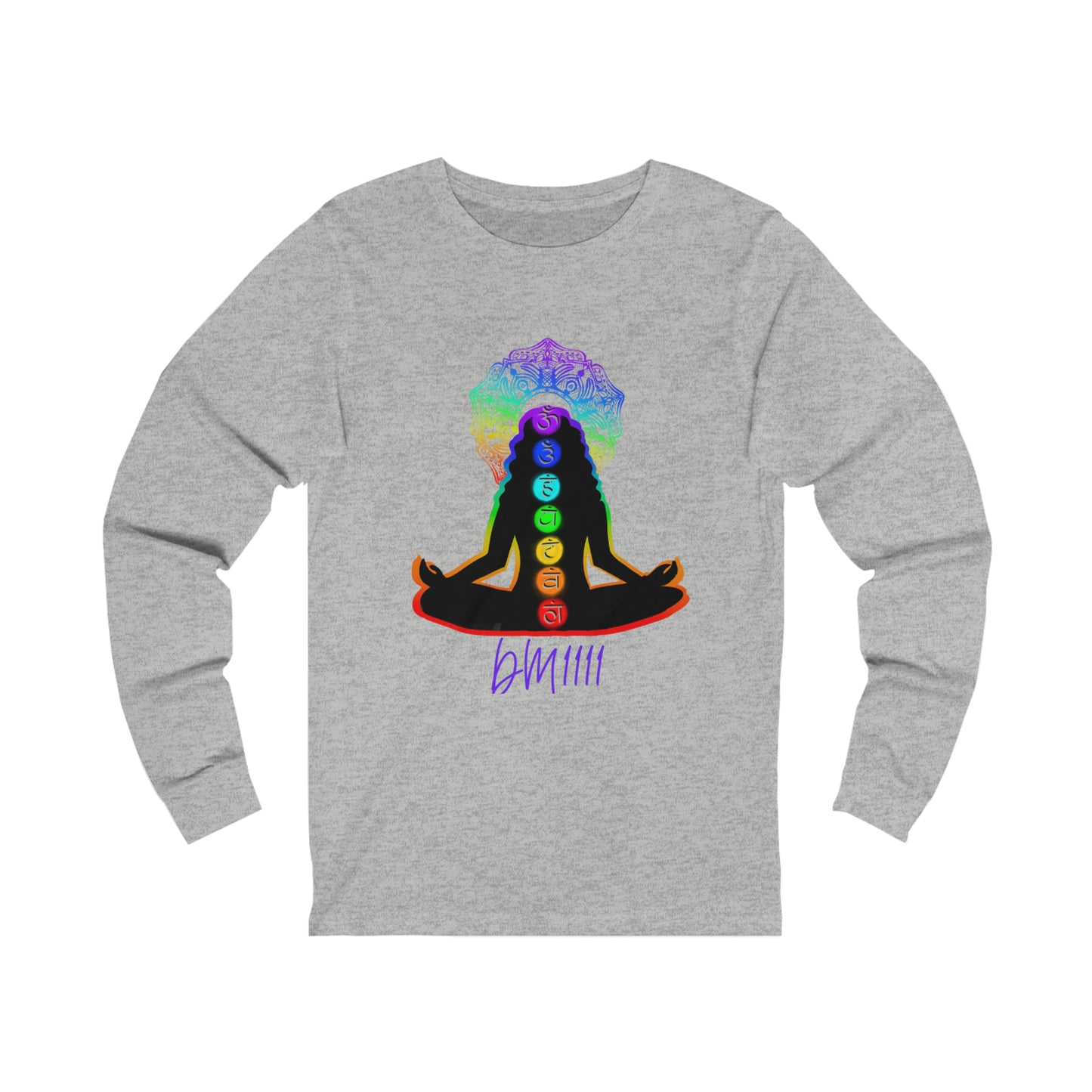 DM1111 Chakra Unisex Jersey Long Sleeve Tee