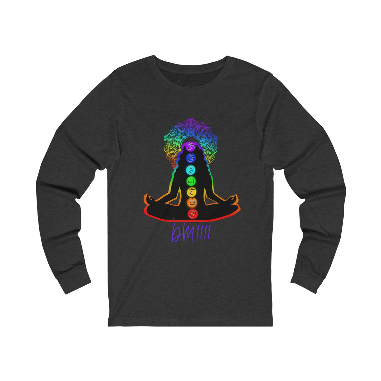 DM1111 Chakra Unisex Jersey Long Sleeve Tee