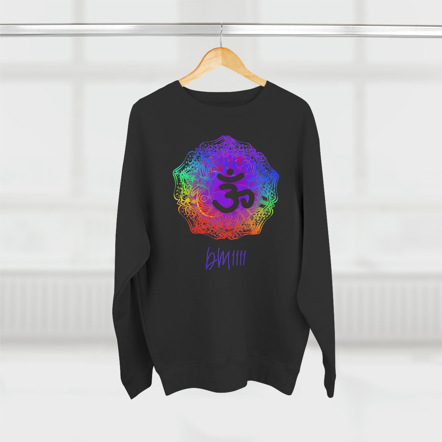 DM1111 OM Frequency Unisex Premium Crewneck Sweatshirt