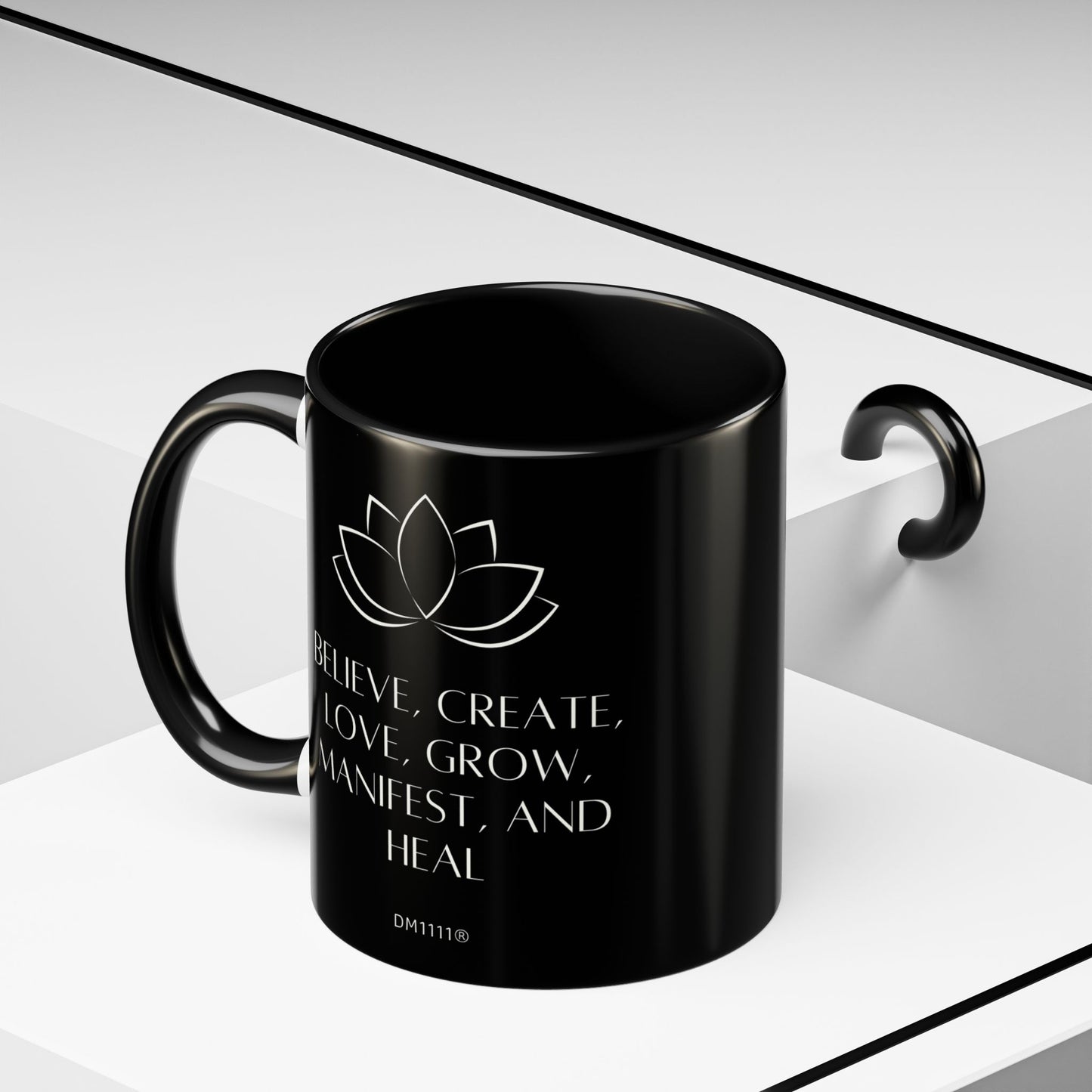 MUG OF THE WEEK - DM1111 "Manifest and Heal" Accent Coffee Mug (11, 15oz)