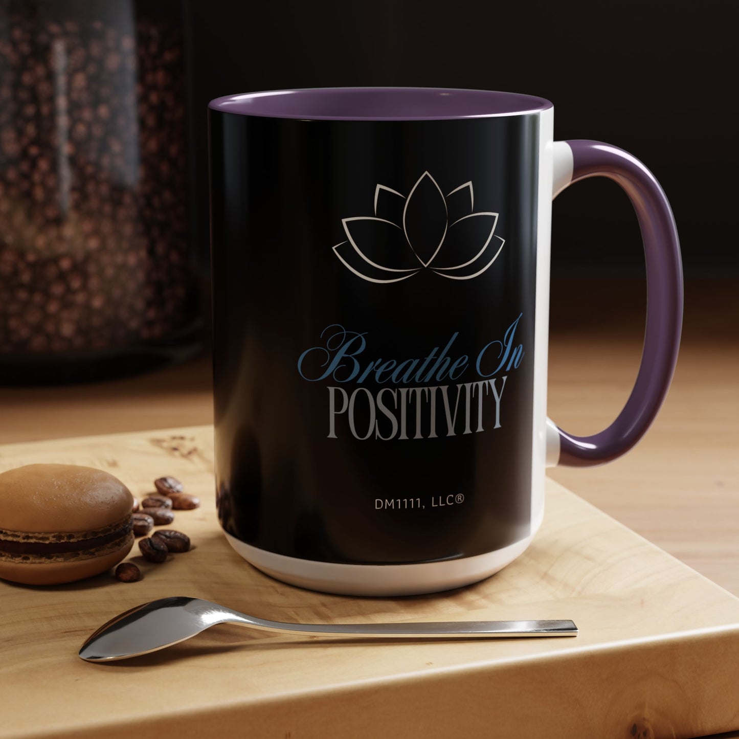 MUG OF THE WEEK - DM1111 "Breathe In Positivity" Accent Coffee Mug (11, 15oz)
