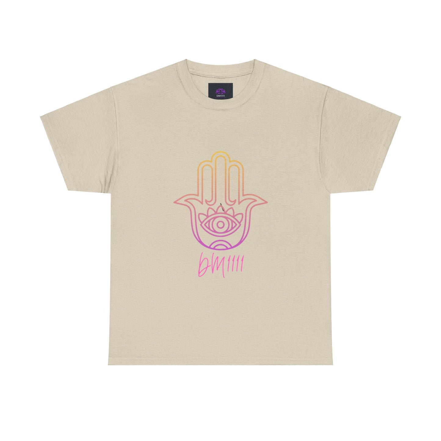 Multi Color Hamsa Hand DM1111 Unisex Heavy Cotton Tee