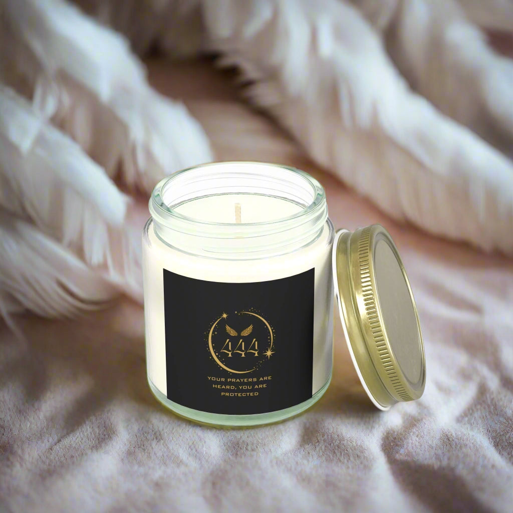 Angel 444 DM1111 Scented Coconut Apricot Candles (4oz, 9oz)