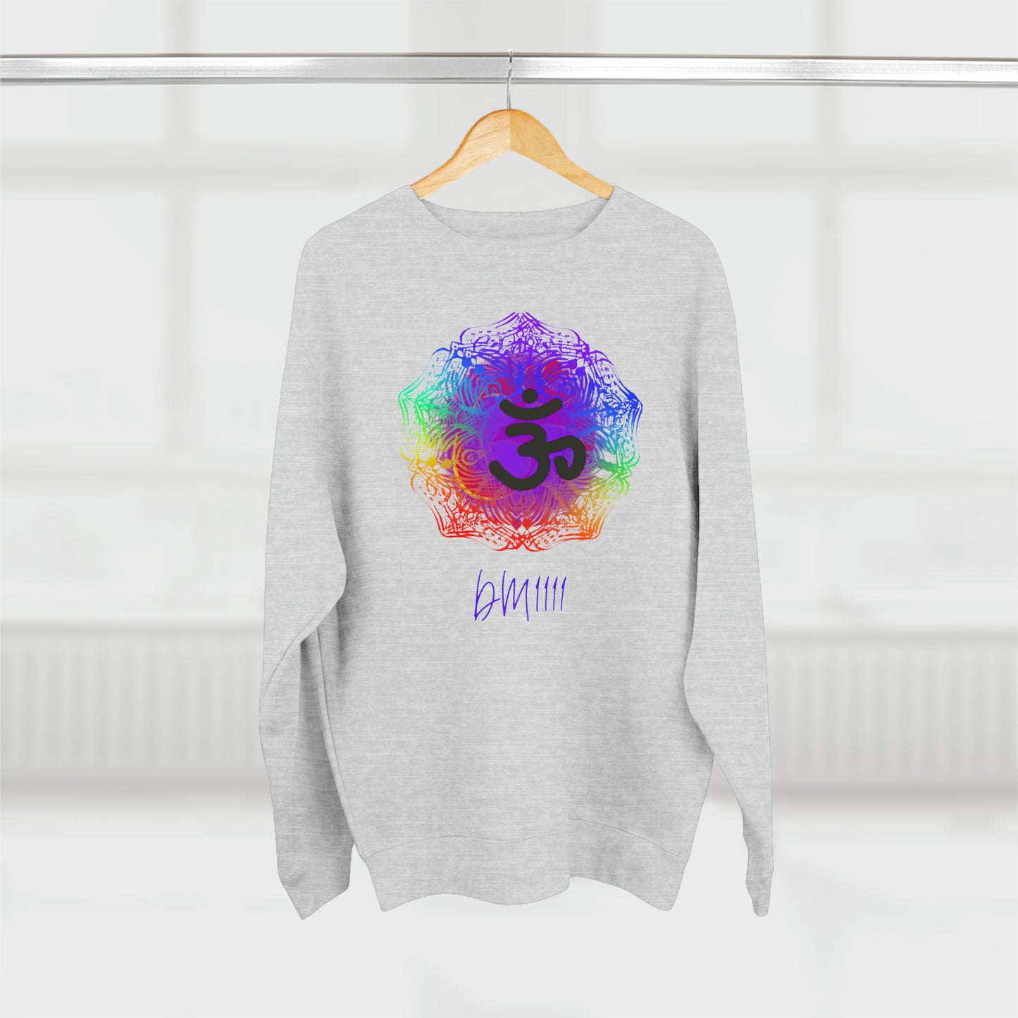 DM1111 OM Frequency Unisex Premium Crewneck Sweatshirt
