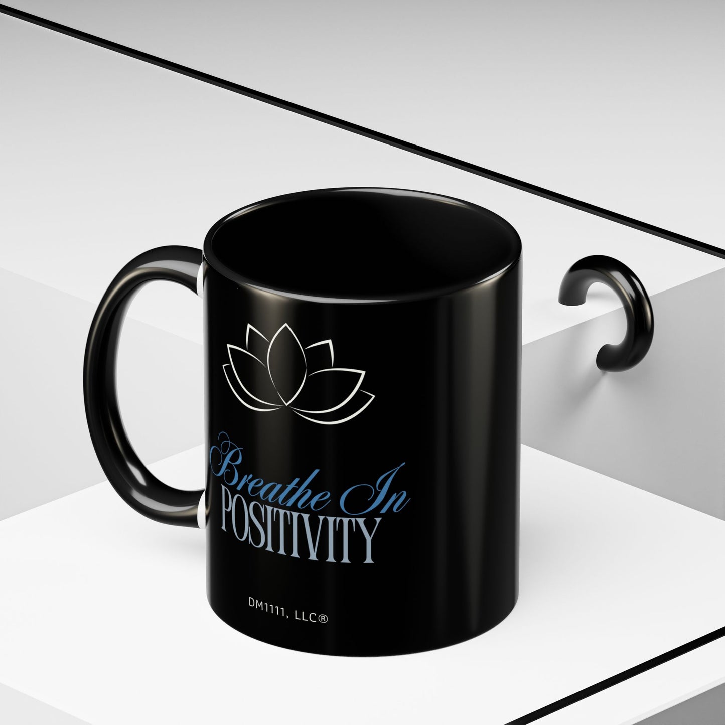 MUG OF THE WEEK - DM1111 "Breathe In Positivity" Accent Coffee Mug (11, 15oz)