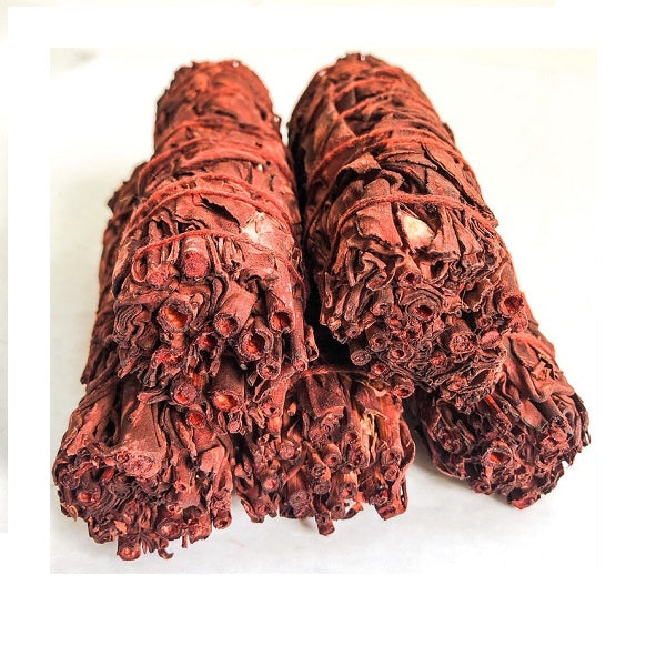 Dragon's Blood White Sage Smudge 4 inch Stick for Smudging - I piece