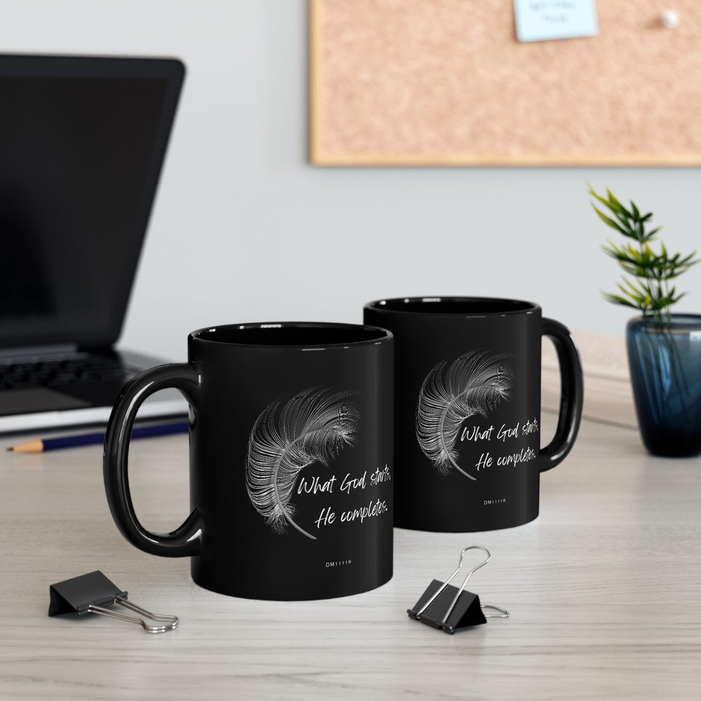"What God Starts" DM1111 Mug (11oz, 15oz)