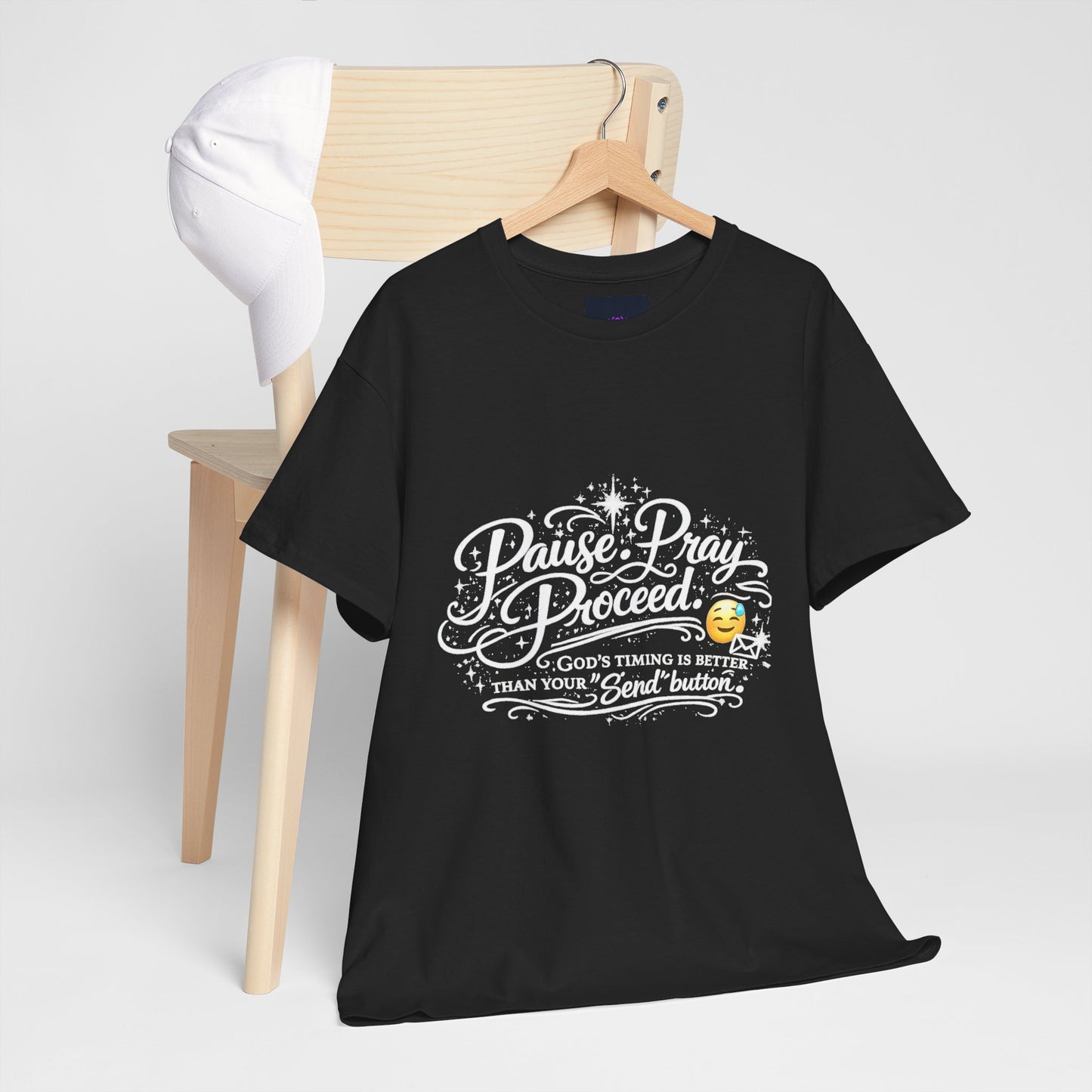 "Pause. Pray. Proceed" T-Shirt by DM1111