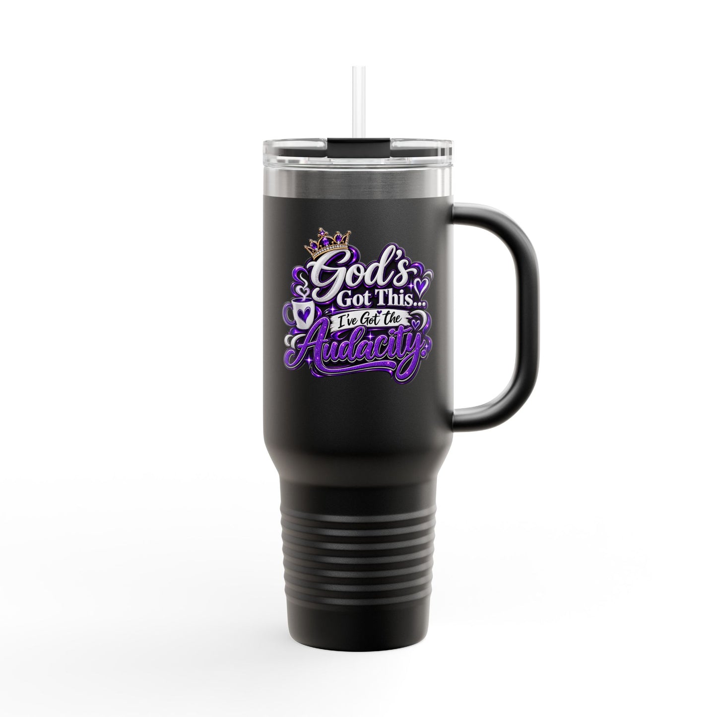 Travel Mug — "God's Got This, DF" 40oz Insulated Tumbler