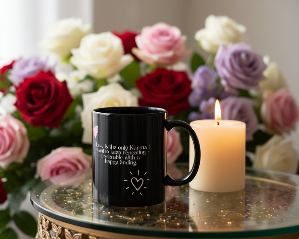 DM1111 "Love Is The Only Karma" Love Mug (11oz, 15oz)