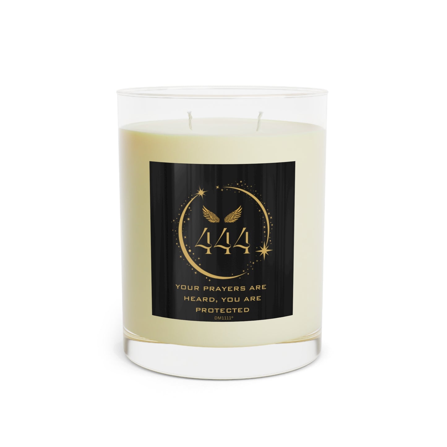 Angel 444 Your Prayers Are Heard - Scented Candle - Full Glass, 11oz