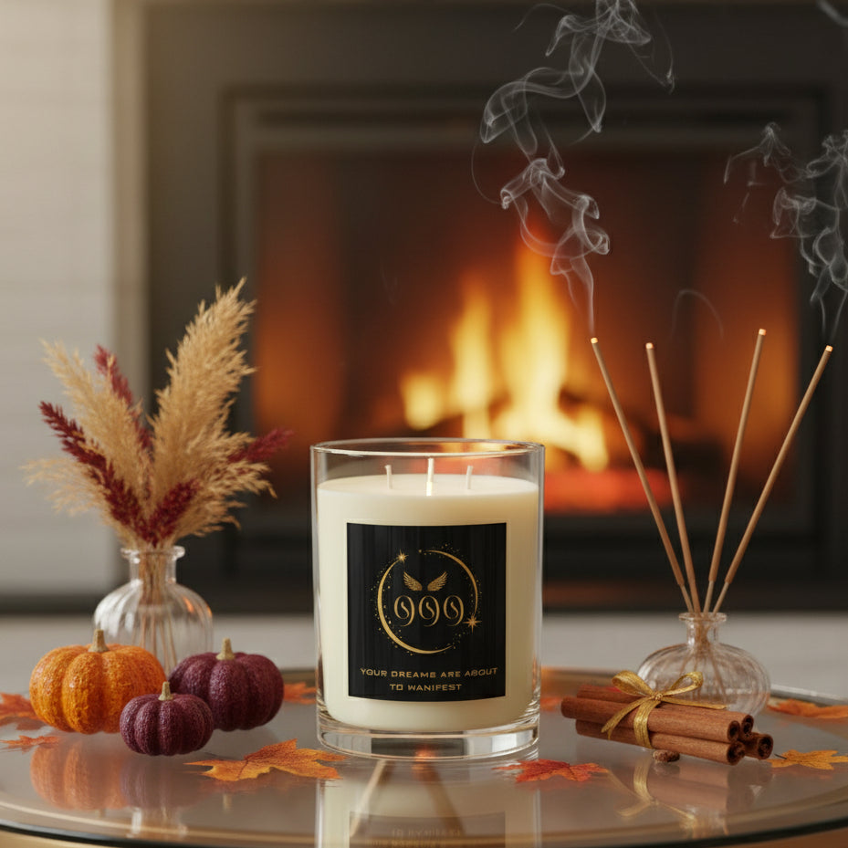 Angel 999 "Your Dreams Are About To Manifest" - Seventh Avenue Scented Candle - Full Glass, 11oz