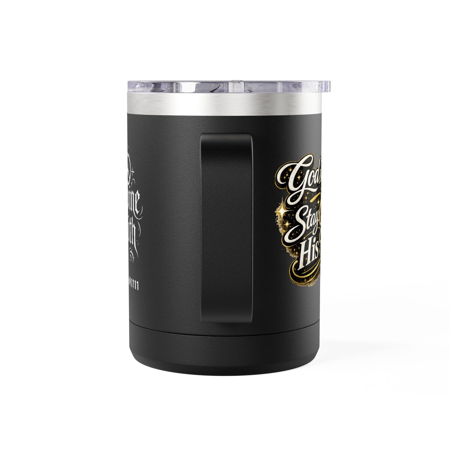 "God Is Working, DF" 15oz Insulated Travel Mug