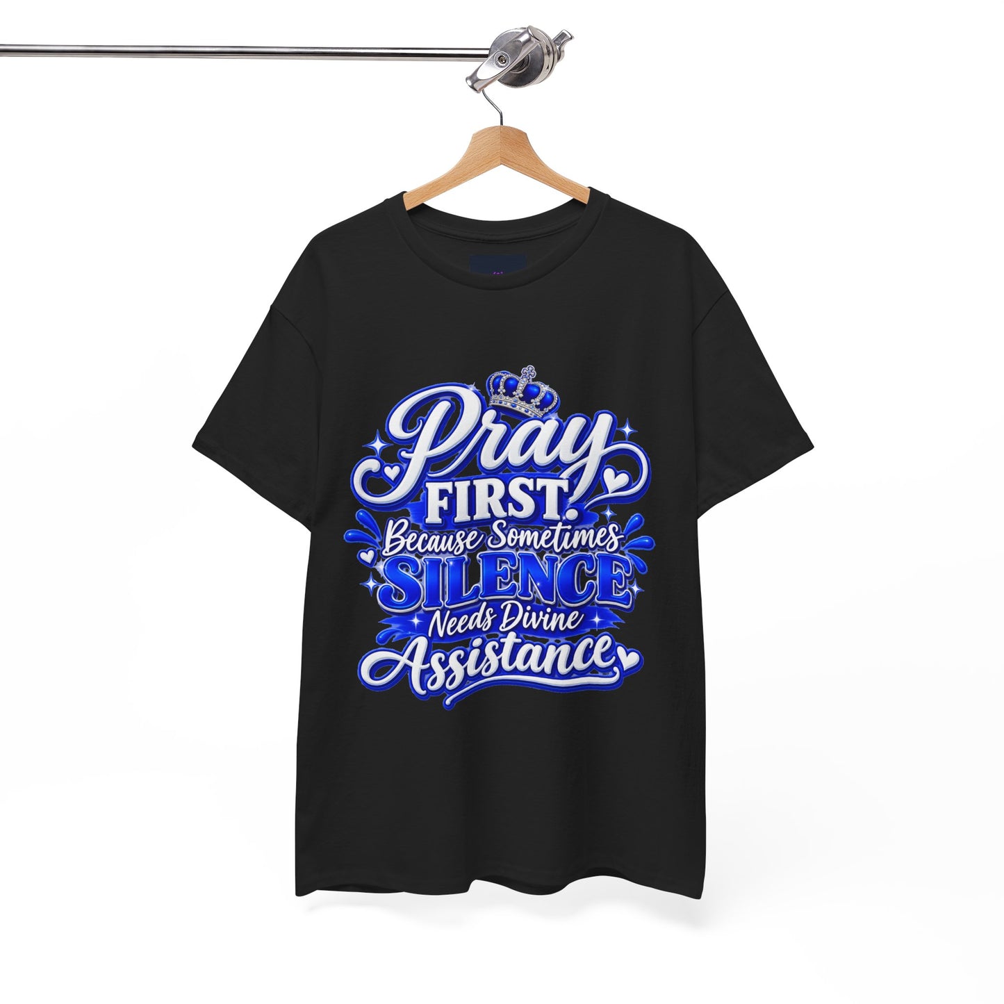 "Pray First, DF" T-Shirt by DM1111