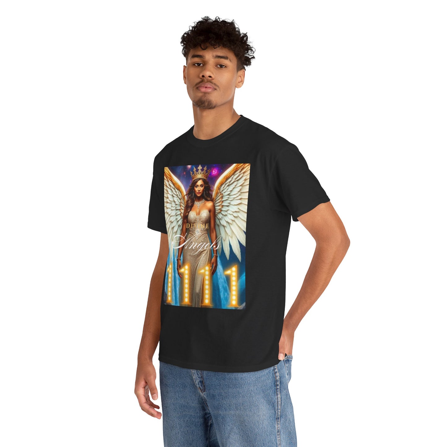 1111 Divine Angels "Divine and Chosen" B T-Shirt by DM1111