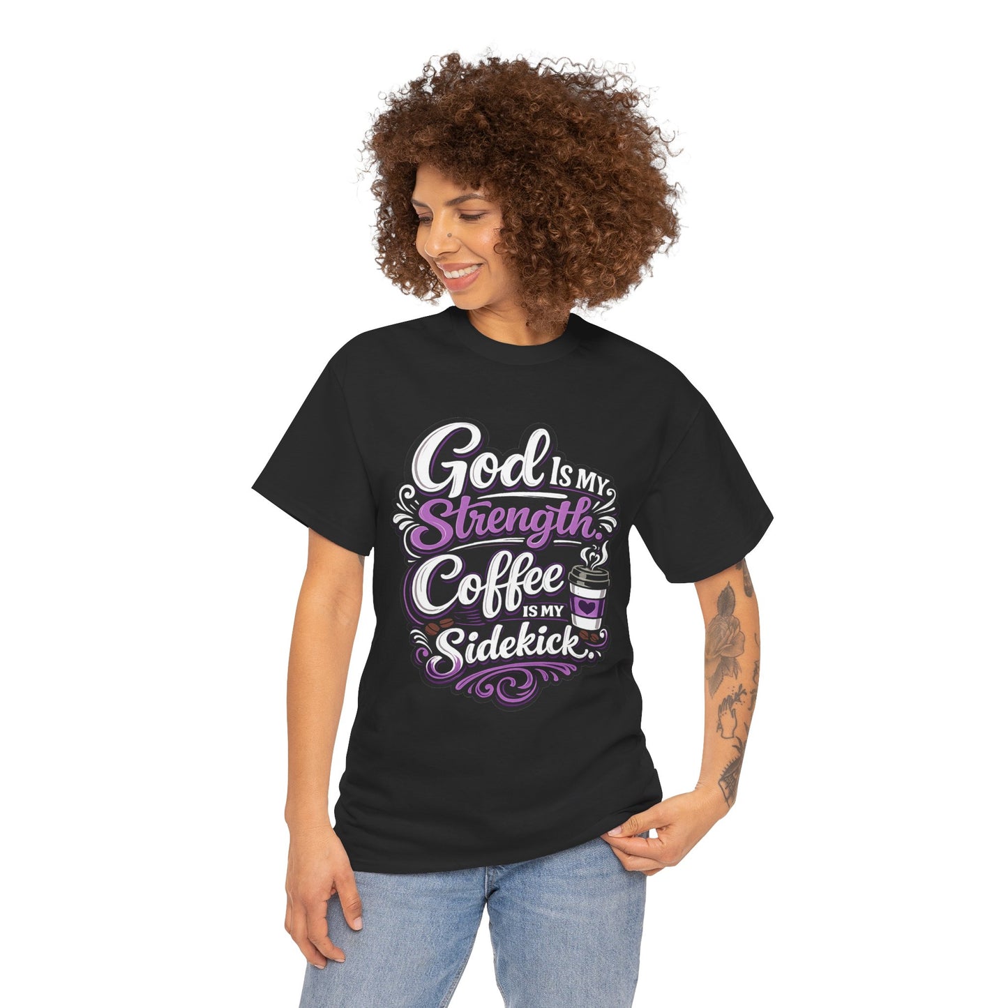 "God Is My Strength" T-Shirt by DM1111