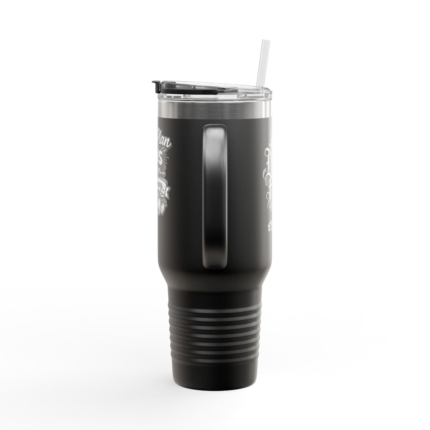 Travel Mug — "God’s Plan Wins" 40oz Insulated Tumbler