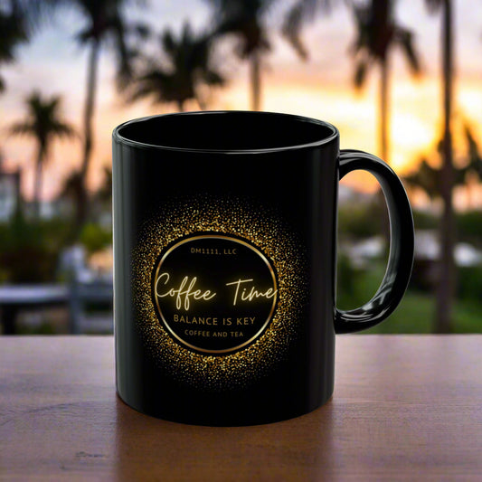 Coffee Time DM1111 Black Mug (11oz, 15oz)