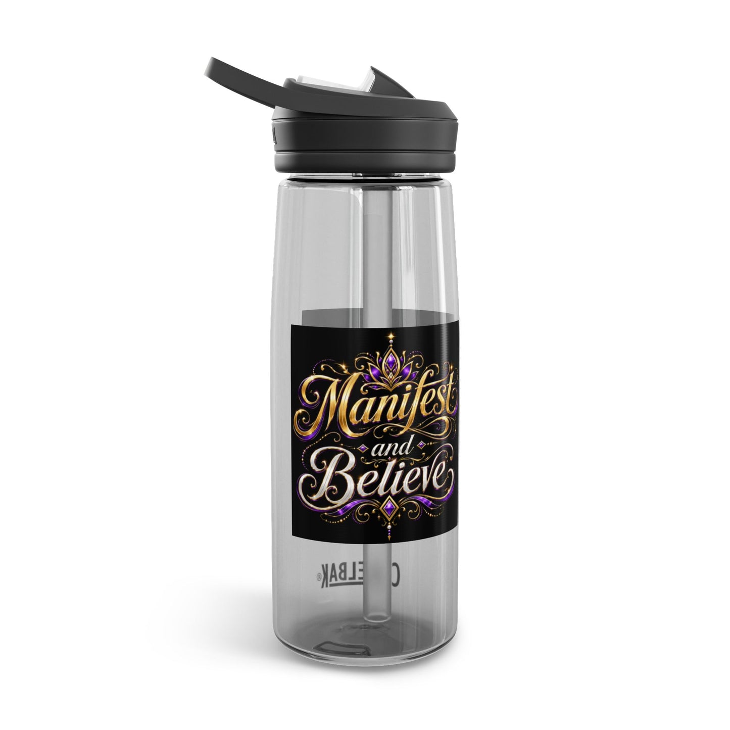 Manifest and Believe DM1111 CamelBak Eddy Water Bottle — Spiritual Yoga Hydration (20/25oz)